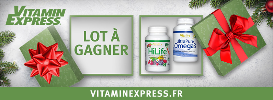 Gagnez vos produits Vitaminexpress pour Noel - SunAlpes Radio
