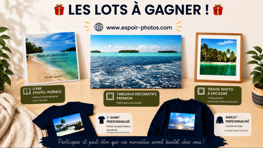Un bon cadeau de 165 euros offert chez Espoir Photos - SunAlpes Radio